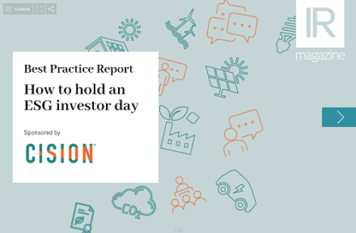Best Practice Report – How to hold an ESG investor day