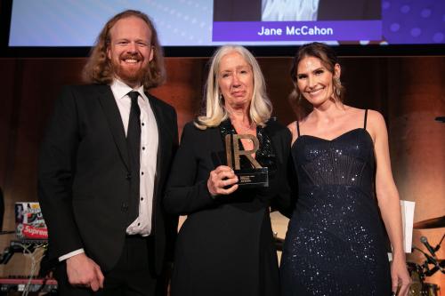 IR TV: Jane McCahon presented with lifetime achievement trophy at IR Magazine Awards – US 2023