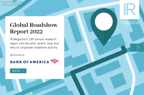 Global Roadshow Report 2022 now available
