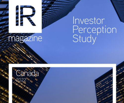 Investor Perception Study – Canada 2022 – available now