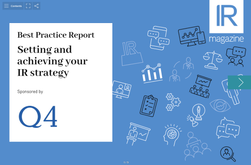 Best Practice Report: Setting and achieving your IR strategy