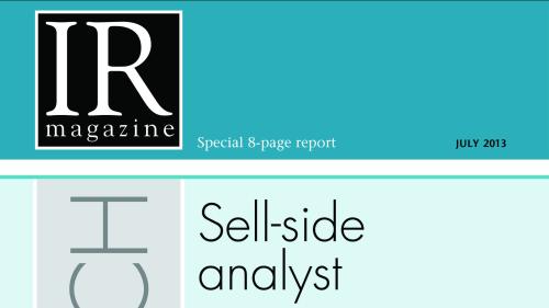 Research Section: Sell-side analyst coverage