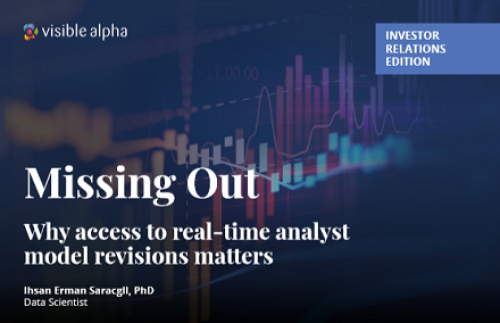 Missing out: Why access to real-time analyst model revisions matters