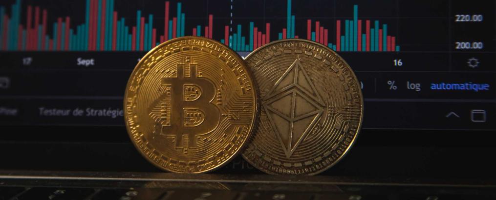 Crypto coins and market charts