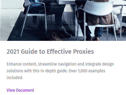 2021 Guide to effective proxies