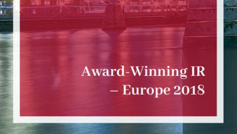 Award Winning IR - Europe 2018