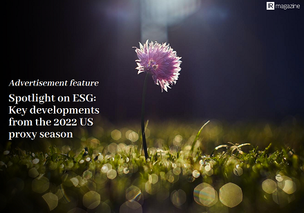 Spotlight on ESG: Key developments from the 2022 US proxy season