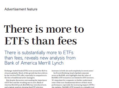 There is more to ETFs than fees