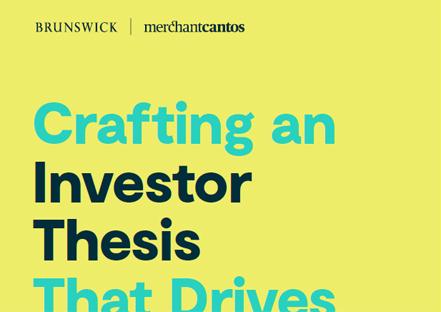 Crafting an Investor Thesis That Drives Value
