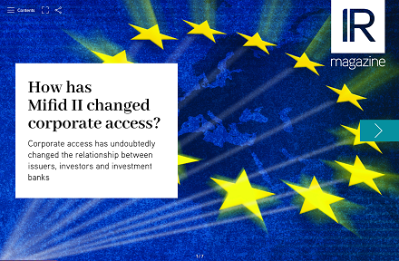How has Mifid II changed corporate access?