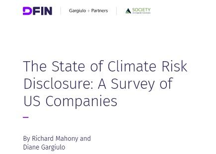 The State of Climate Risk Disclosure: A Survey of US Companies