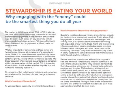 Stewardship is eating your world