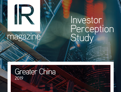 Investor Perception Study – Greater China 2019