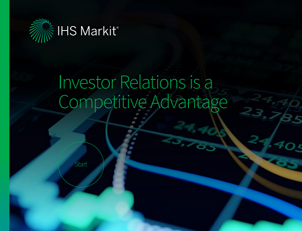 Investor Relations is a competitive advantage