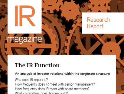 IR Function report