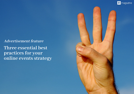 Three essential best practices for your online events strategy