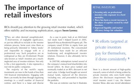 The importance of retail investors