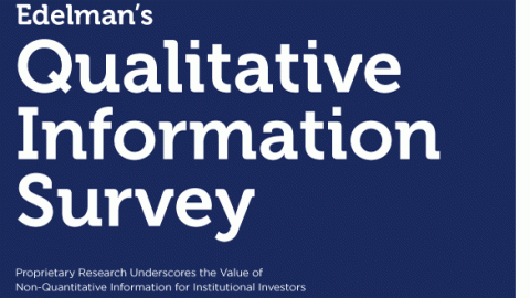 Edelman’s Qualitative Information (QI) Survey