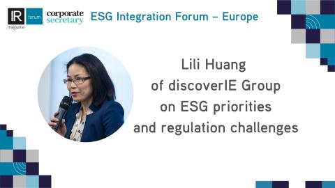 IR TV: Lili Huang of discoverIE Group on ESG priorities and regulation challenges 
