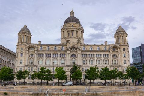 The port of Liverpool building
