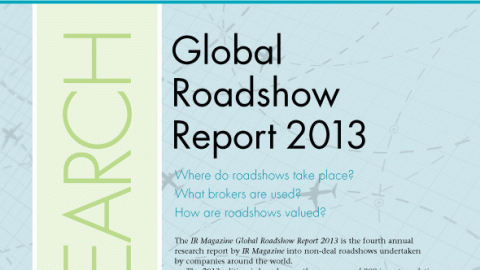 IR Magazine Global Roadshow Report 2013