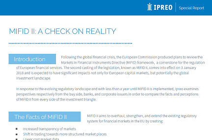 MiFID II: A check on reality