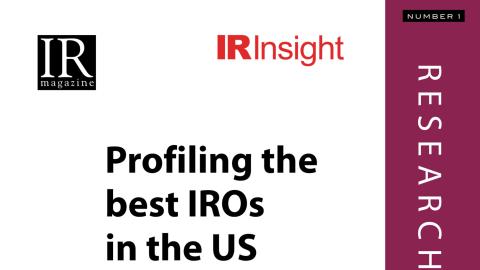 Profiling the best IROs in the US