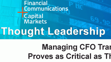 Managing CFO transitions proves as critical as that of CEOs